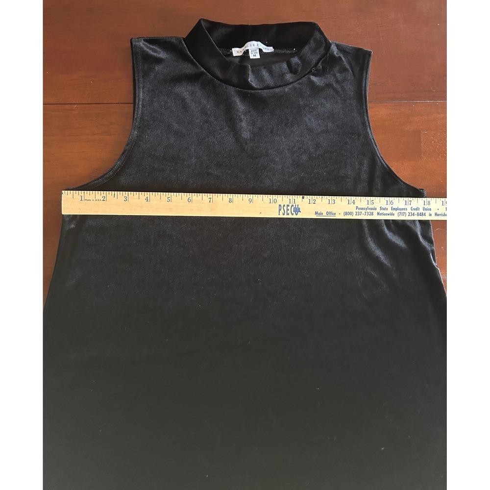 Annalee + Hope Shift Dress Velvet M‎ Black Whimsigoth Classic LBD - Picture 9 of 10